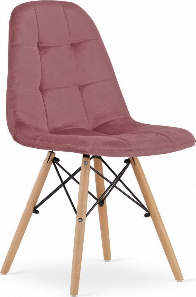 Leobert Krzesło DUMO - ciemny róż aksamit x 1