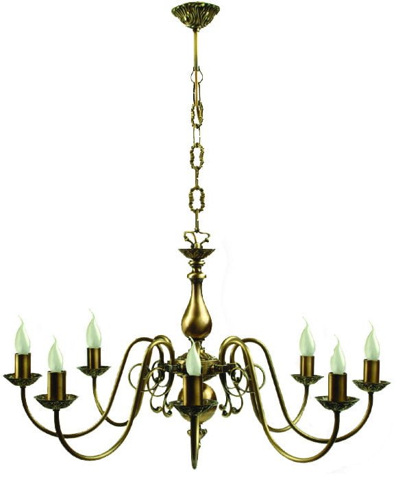 Lampa świecznikowa 8 plomienna Jana