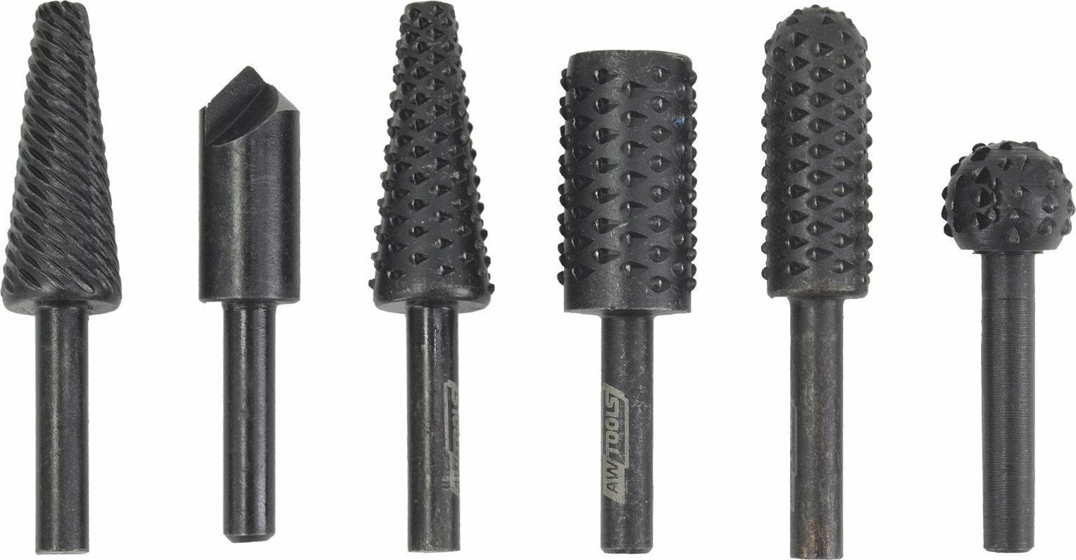 AWTools AWTOOLS FREZY DO METALU 2szt. I DREWNA 4szt.