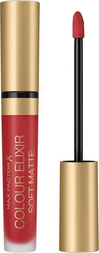 MAX FACTOR MAX FACTOR_Colour Elixir Soft Matte matowa szminka w płynie 030 Crushed Ruby