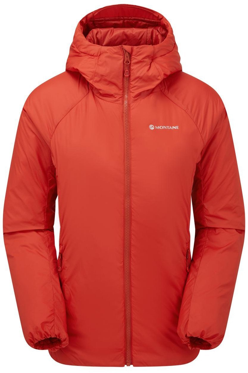 Kurtka ocieplana damska Montane Respond Hoodie - saffron red