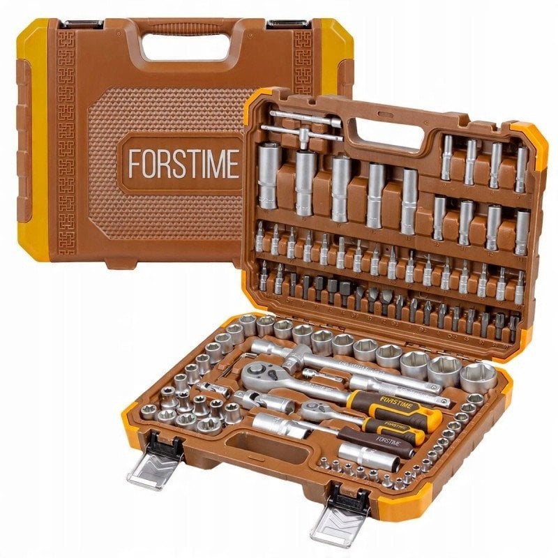 Zestaw narzędzi 108el. 1/4", 1/2" (6-kątnych) (4-32mm)