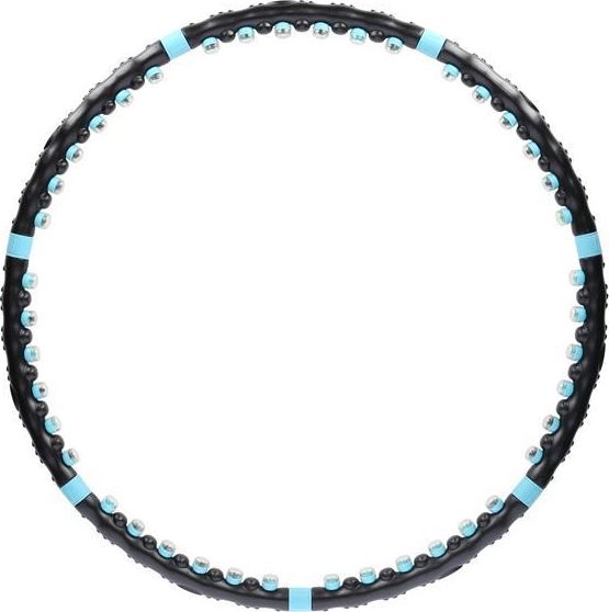 HMS Hhp006 Black-blue Hula Hop Masujący Z Magnesami 98cm Hms