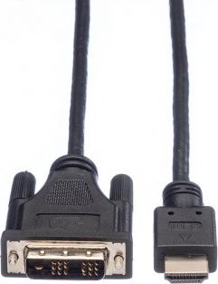 Kabel Roline HDMI - DVI-D 1.5m czarny