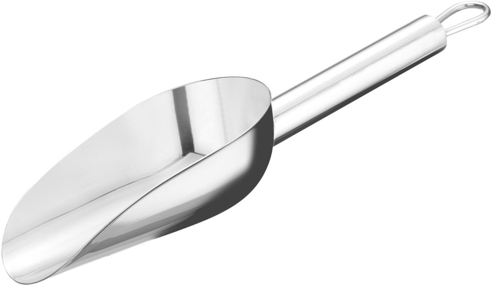 Bar Up Szufelka barmańska do lodu stalowa z zawieszką 0.36 l