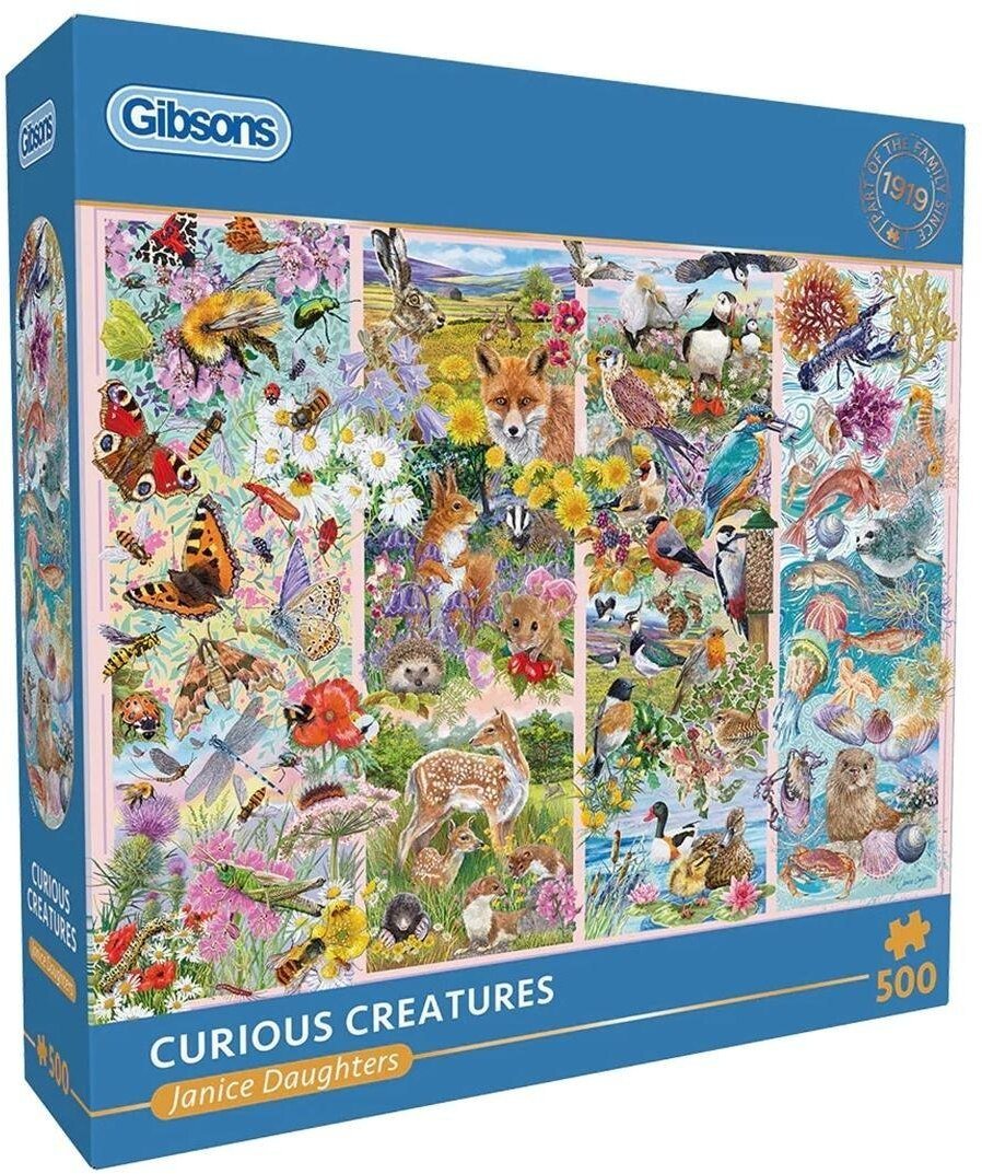 Puzzle 500 Ciekawe stworzenia