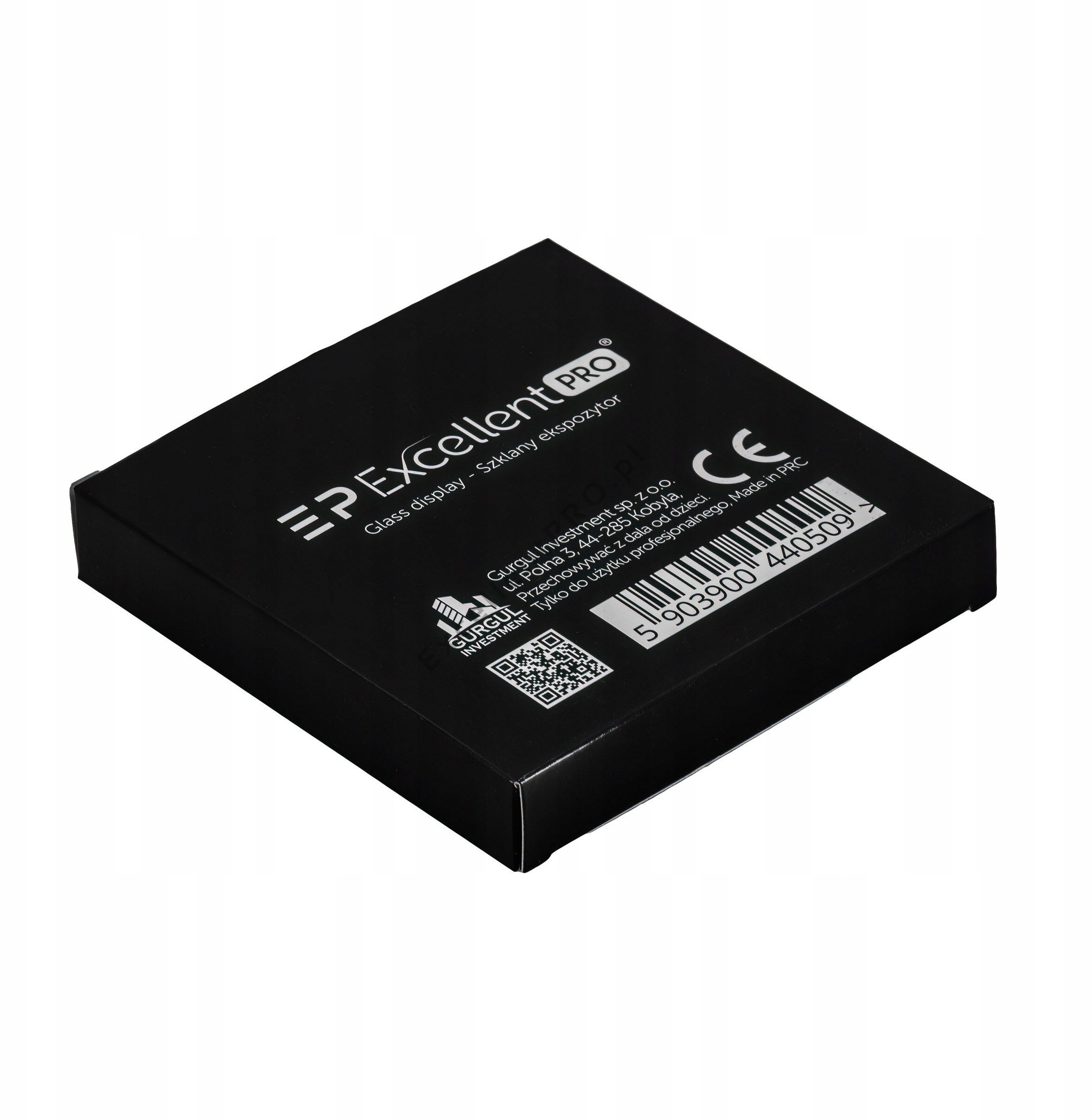 Slowmoose EXCELLENT PRO_Glass Display glass mixing pad for hybrid colors, gels, pigments, and paints 1szt