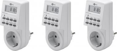 Goobay Zestaw 3 sztuk, cyfrowy zegar sterujący