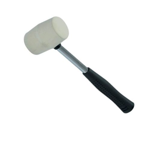 Mega Młotek gumowy rączka stalowa 450g (12009)