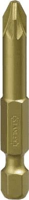 Stanley końcówka 1/4'' długa Pz1 x 50mm TORS.HARD TIN 6 sztuk (13-640-1)