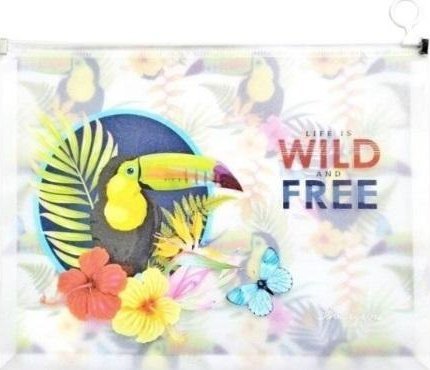 Teczka A4+ z plastikowym suwakiem Tukan FRESH