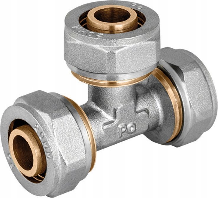 Perfexim Perfexim trójnik skręcany 16x16x16 PN10 CuZn-C 61-610-0160-000