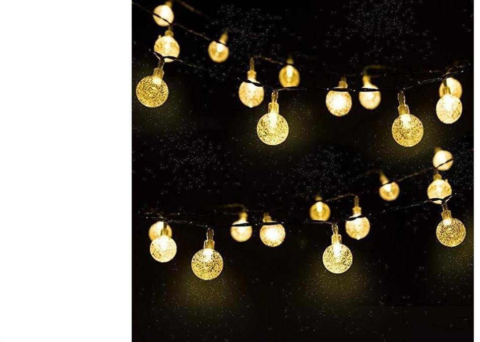 Girlanda Solarna Ogrodowa 100x LED Ozdobne Kuleczki 21.8m Ciepła 3000K GALLA2 Lumiled