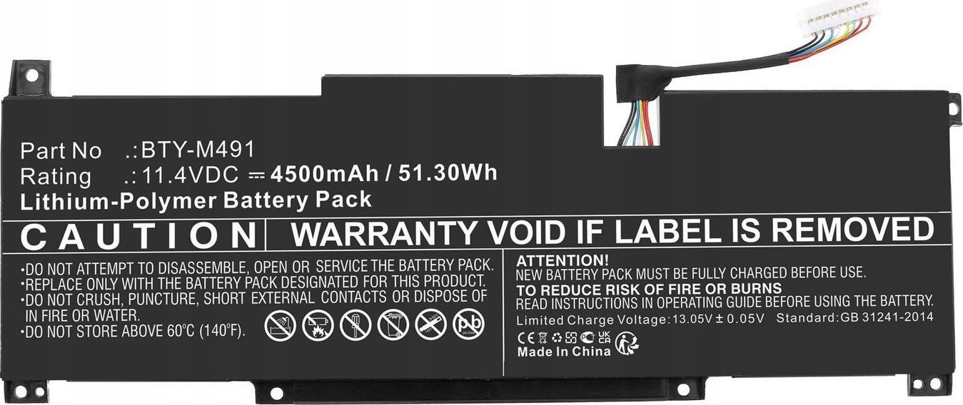 Pamięć do laptopa CoreParts CoreParts MBXMSI-BA0020 części zamienne do notatników Bateria