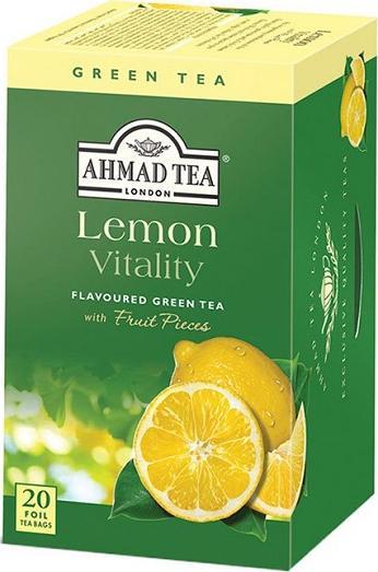 Ahmad Tea Herbata zielona AHMAD cytrynowa Lemon Vitality 20tb