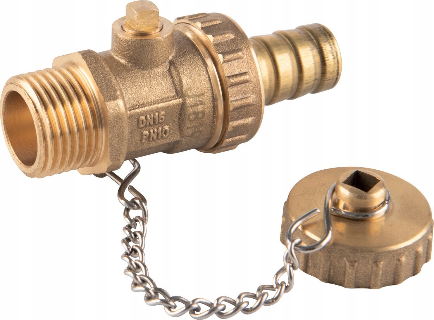 Ferro KUREK KUL.SPUSTOWY GZ1/2",ŚRUT.F-COMFORT