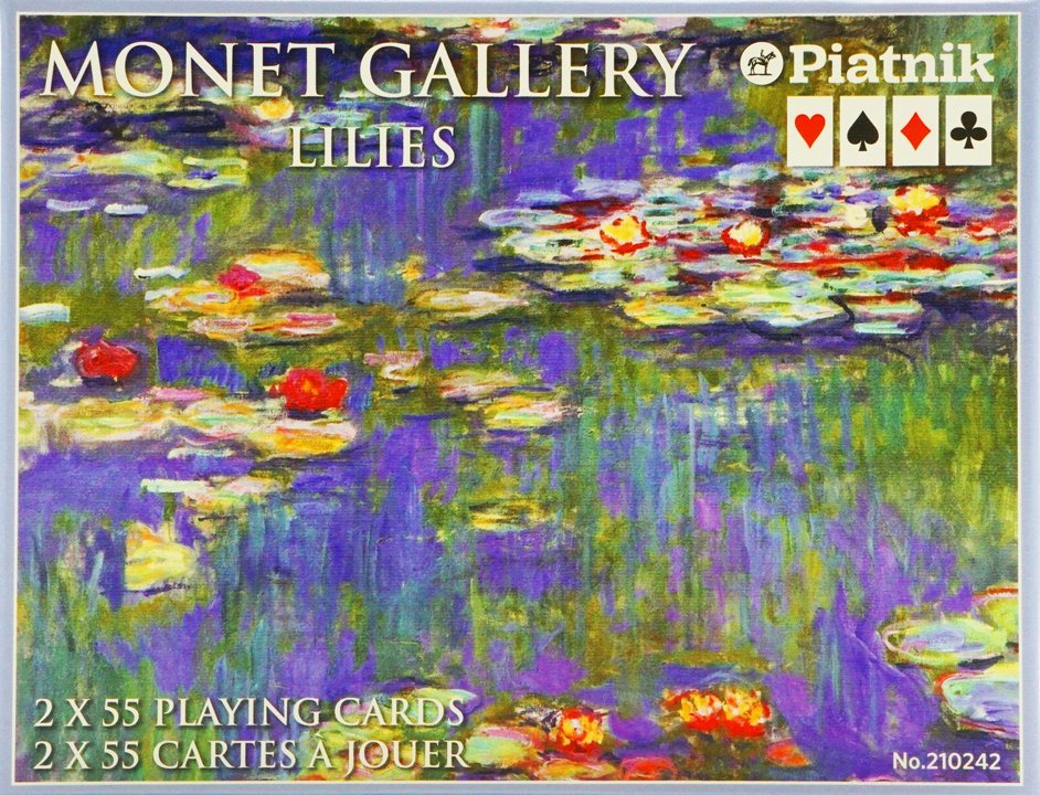 Karty do gry PIATNIK MONET LILIE