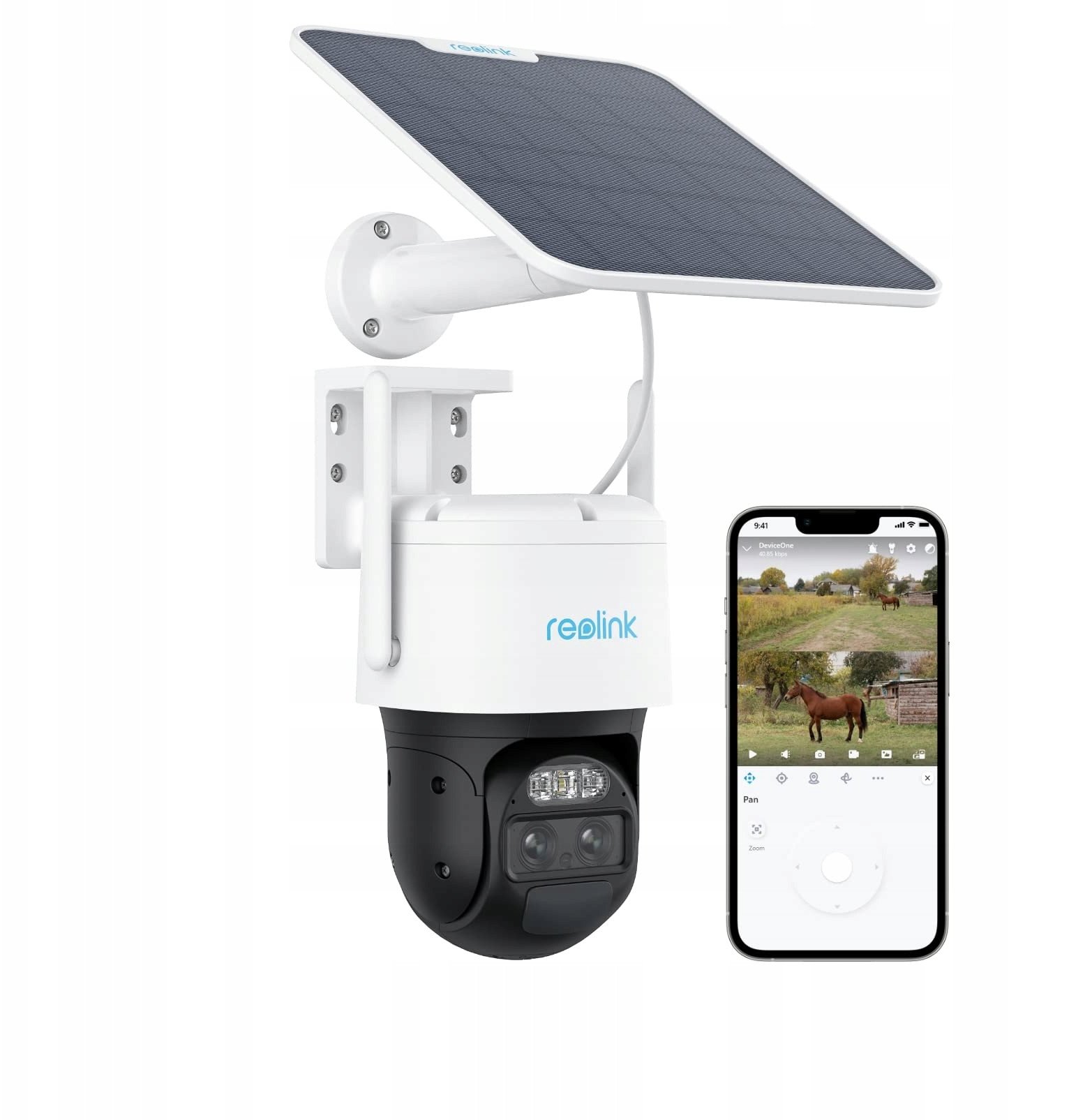 Reolink 3G/4G LTE PTZ kamera monitorująca z solarem SIM 30 m 4K 8 MP nowa