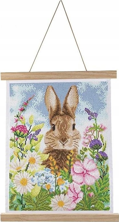 Epee Plakat 35x45cm z mozaik? diamentow? Zaj?c i wiosna