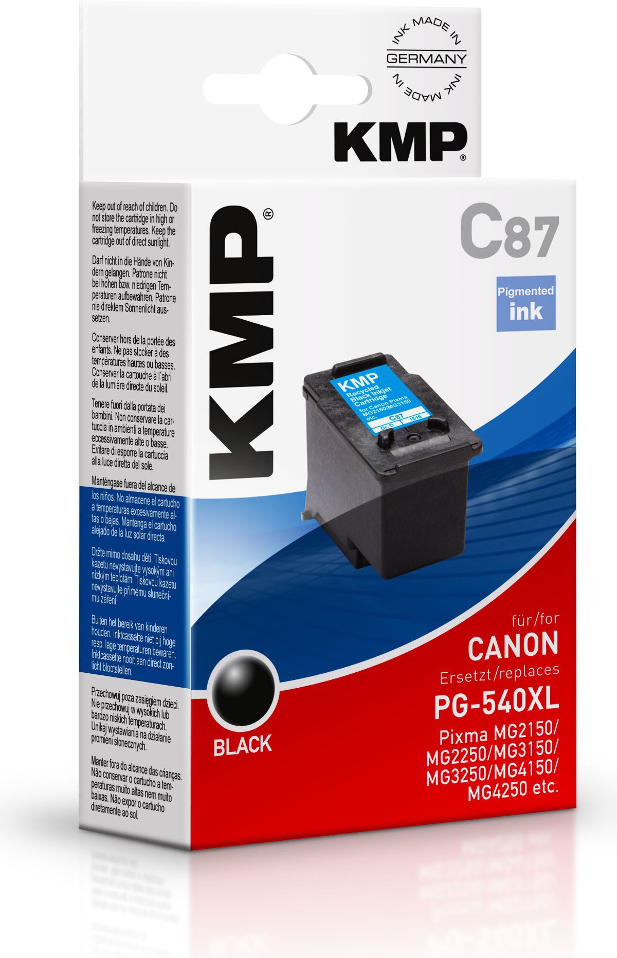 Tusz KMP C87 Tusz czarny do Canon PG-540 XL (1516,4001)