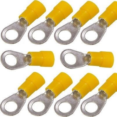 Erko Końcówka oczkowa izol KOE 6mm M6 10szt ERKO