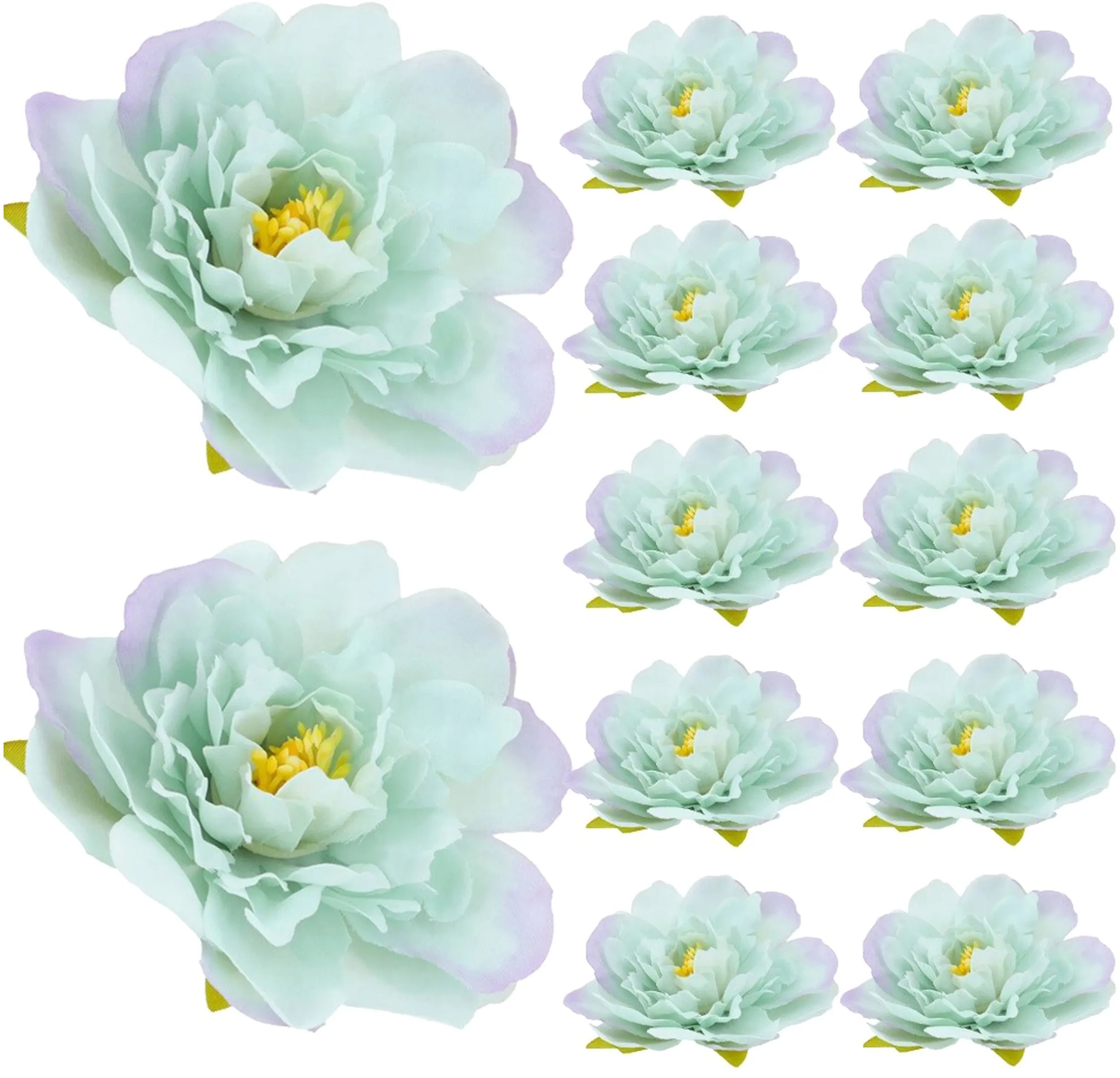 PEONIE SZTUCZNE KWIATY główki kwiatowe PIWONIE na stroik do kompozycji