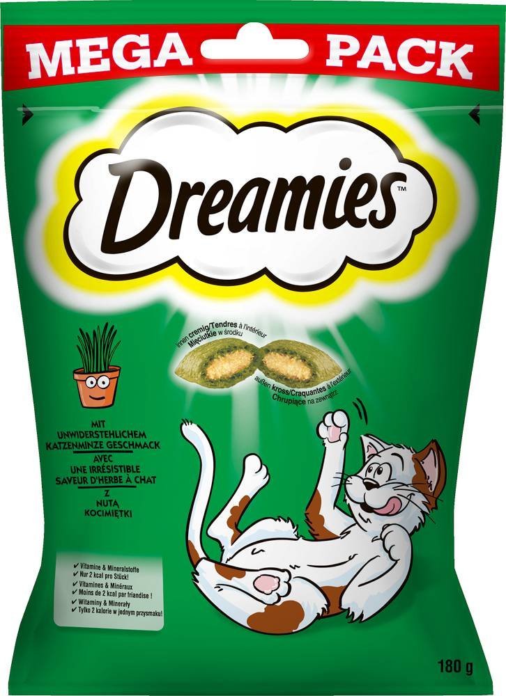 Dreamies DREAMIES 180g - przysmak dla kota z kocimiętką