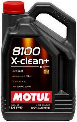 Motul Olej silnikowy 8100 X-Clean + syntetyczny 5W-30 5L