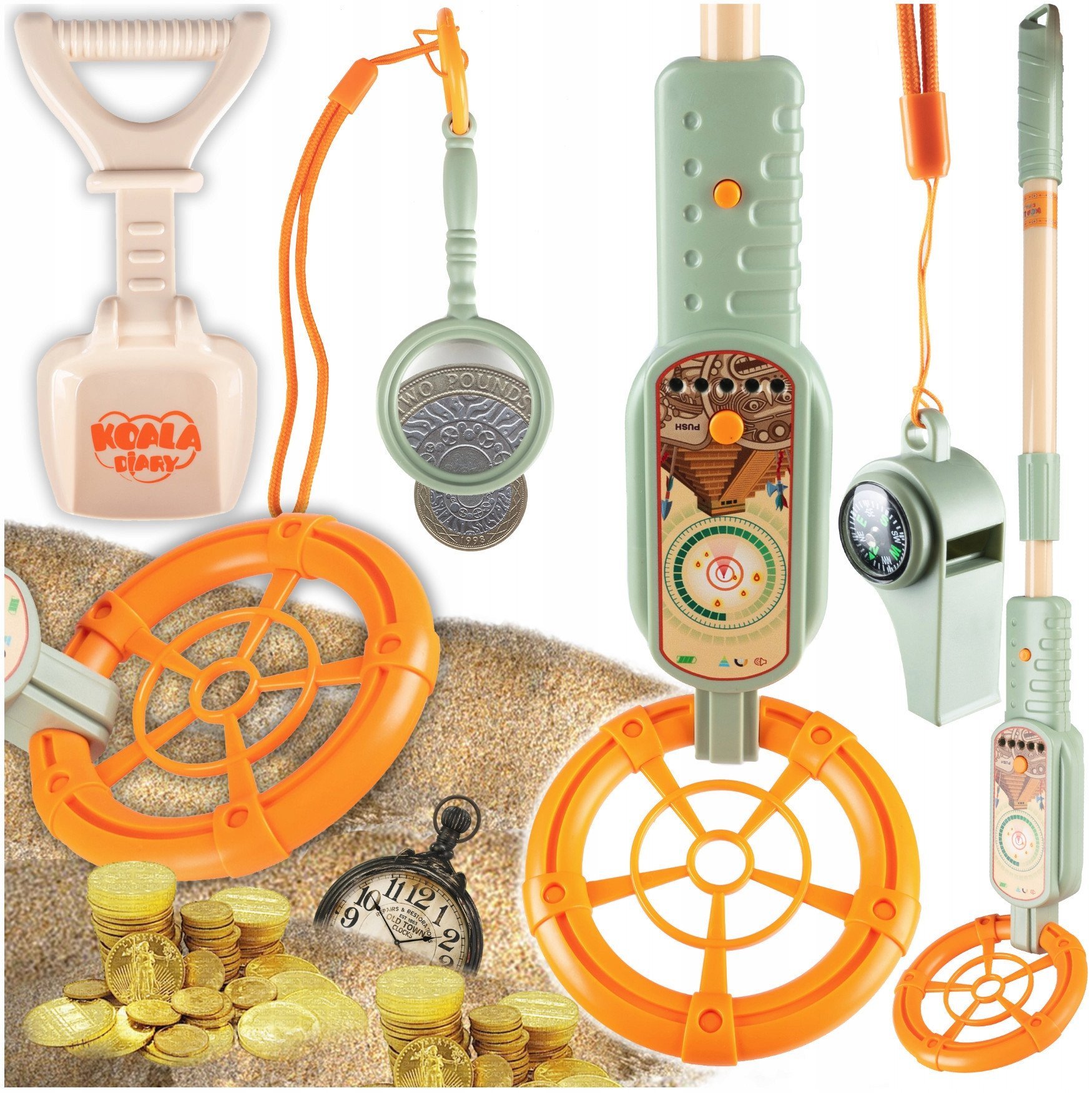 B30C ZESTAW ODKRYWCY WYKRYWACZ METALU DLA DZIECI