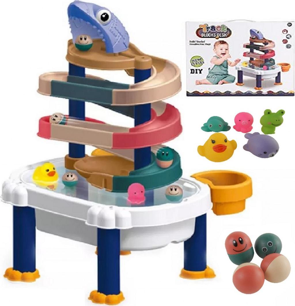 LUXMA Stolik do piasku i do wody zjeżdżalnia wodna (JJ868-1)