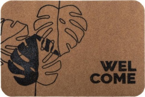 Multi Decor Wycieraczka uniwersalna brązowa trwała 40 x 60 cm Welcome