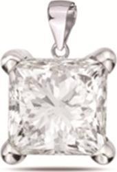 Srebro i Kamienie Srebrna zawieszka z kwadratową cyronią