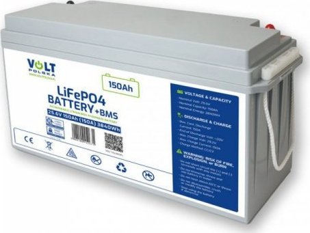 Akumulator LiFePO4 25,6V 150 Ah (150A)