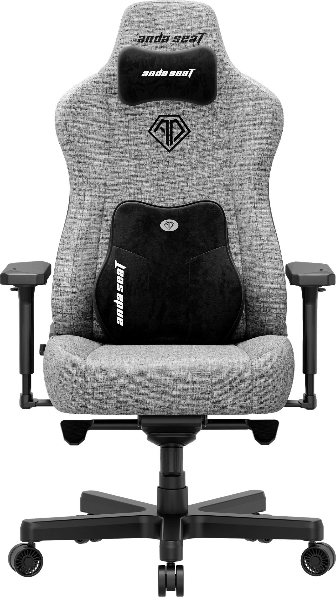 Fotel Anda Seat Fotel gamingowy materiałowy Kaiser 3E XL Grey Fabric