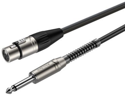 Roxtone kabel 10M, 3 pinowe gniazdo XLR żeńskie, wtyk Jack 6.3mm Mono, SAMURAI SMXJ210L10