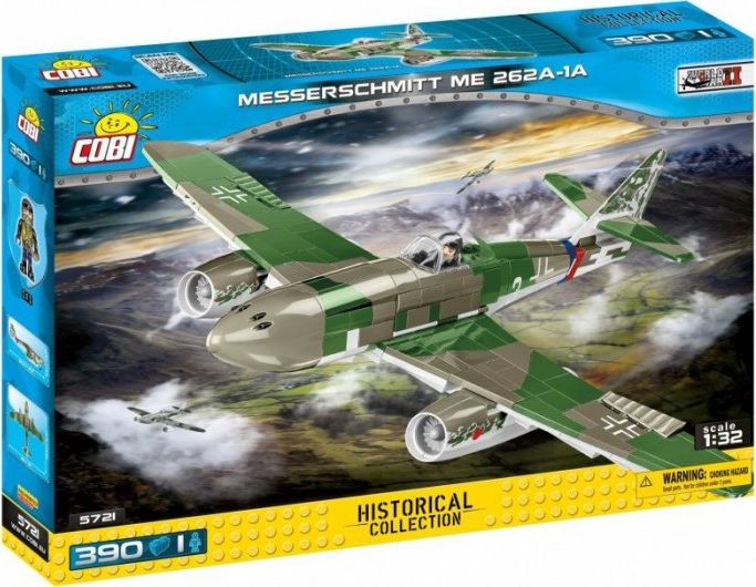 Cobi Historical Collection WWII Niemiecki myśliwiec Messerschmitt ME 262A-1A (5721)