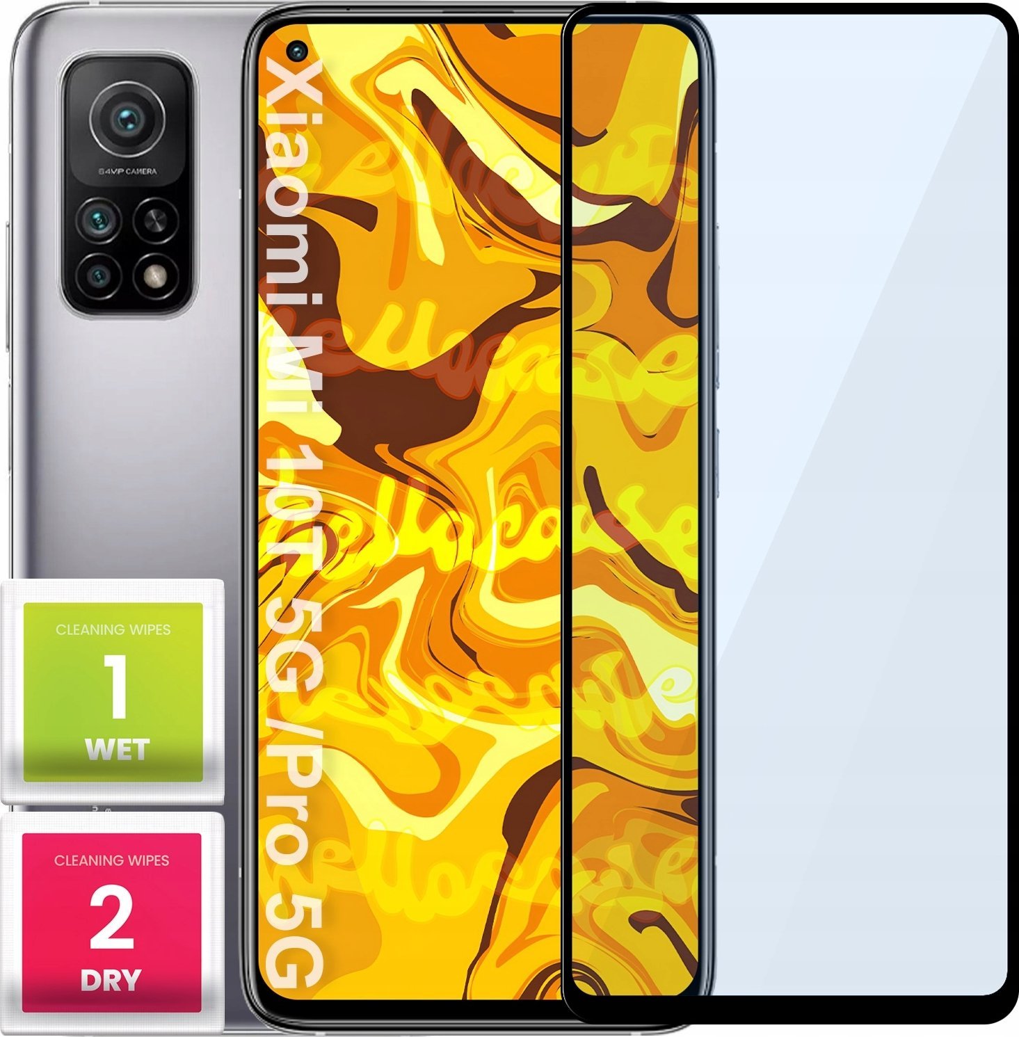 Hello Case SZKŁO HARTOWANE DO MI 10T 5G / 10T PRO 5G PEŁNE NA CAŁY EKRAN SZKIEŁKO 5D