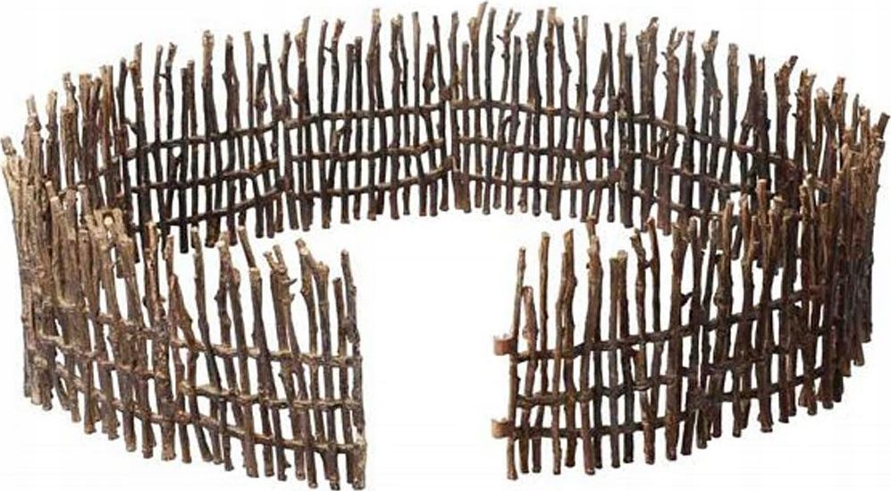 Collecta ZESTAW OGRODZENIE BRĄZOWE - DREWNO (DELUXE)