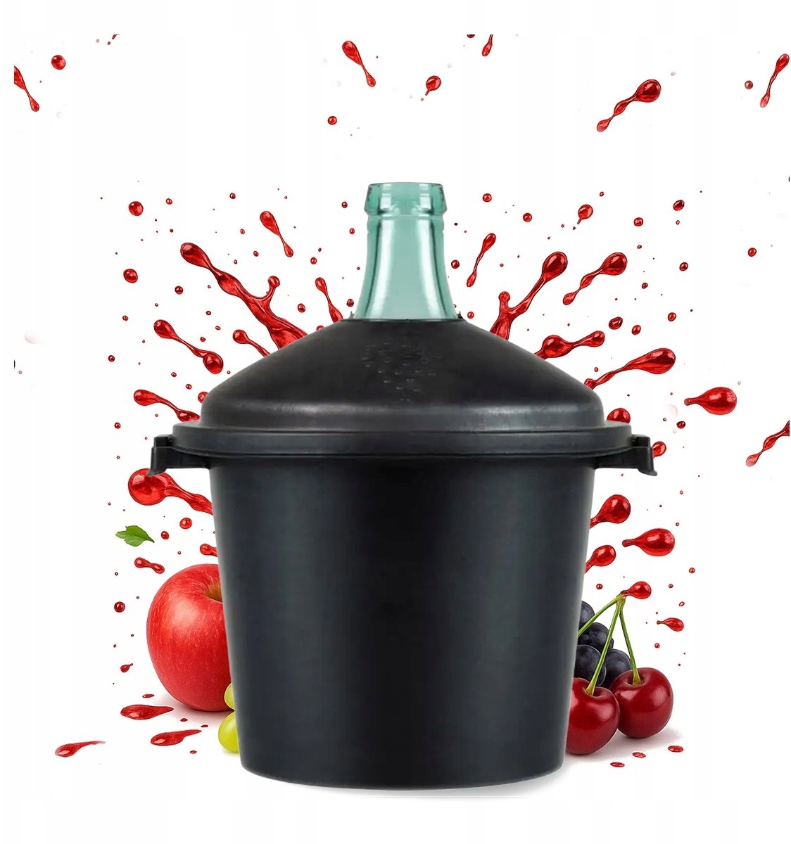 BALON W KOSZYKU GĄSIOR DYMION 15L na WINO BIMBER MIÓD PITNY