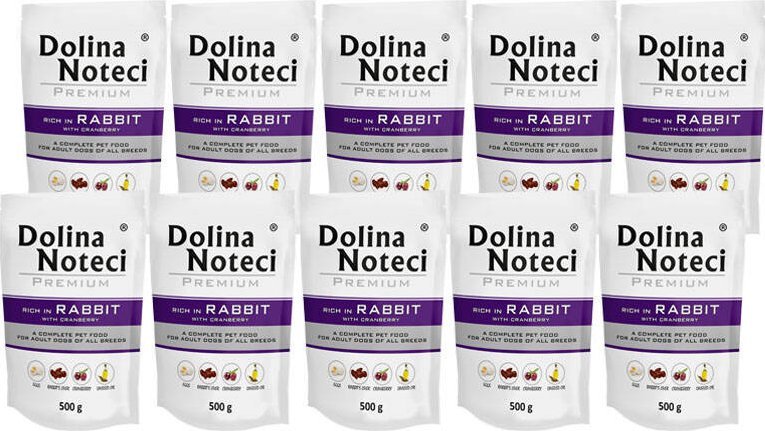 Dolina Noteci Premium z królikiem 10x500g