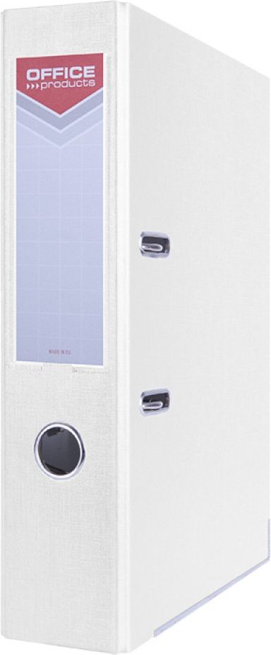 Segregator Office Products Officer dźwigniowy A4 75mm biały (PBSX0771)