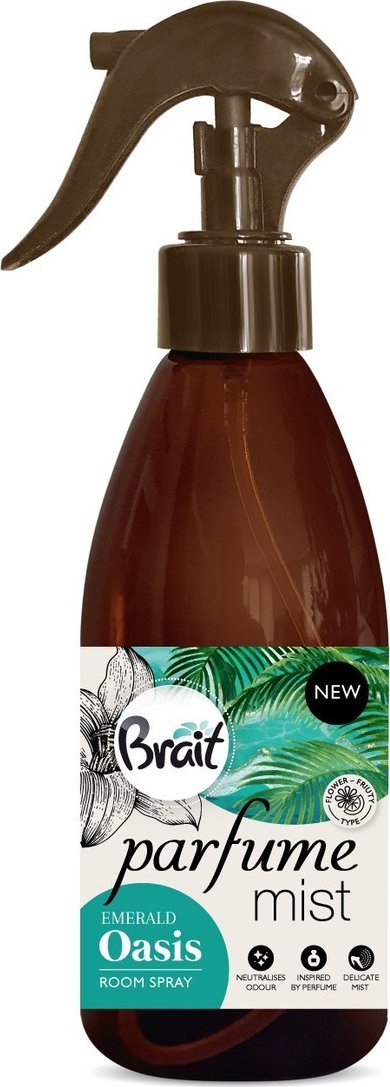 Brait Parfume Mist Mgiełka odświeżająca do pomieszczeń-emerald oasis 325ml