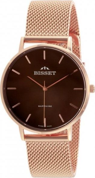 Zegarek Bisset ZEGAREK DAMSKI BISSET BSBF33 (zb579k) - SZAFIROWE SZKŁO