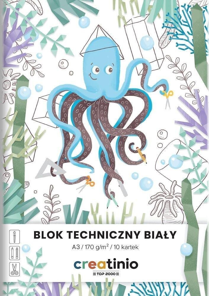 Interdruk Blok techniczny biały A3/10K Creatinio (10szt)