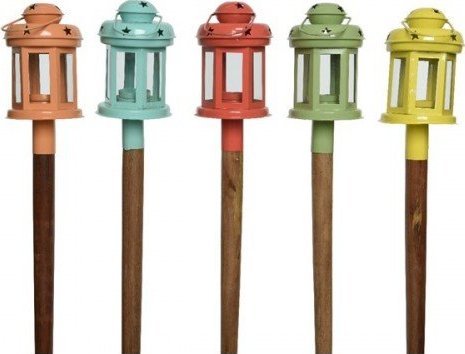 Kaemingk Latarnia ogrodowa wbijana na tealighty 60 cm