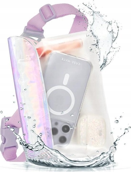 Casemate Case-Mate Soap Bubble Waterproof Phone Belt Bag - Wodoodporna torebka / saszetka crossbody do smartfonów (Iridescent)
