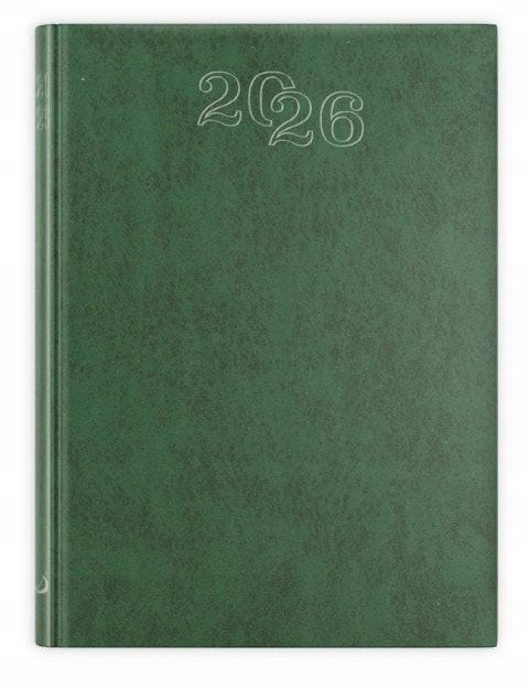 Terminarz 2026 B7 zielony