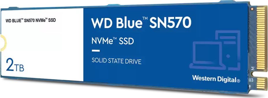 Dysk SSD SanDisk Blue SN570 2TB M.2 2280 PCI-E x4 Gen3 NVMe (WDS200T3B0C)