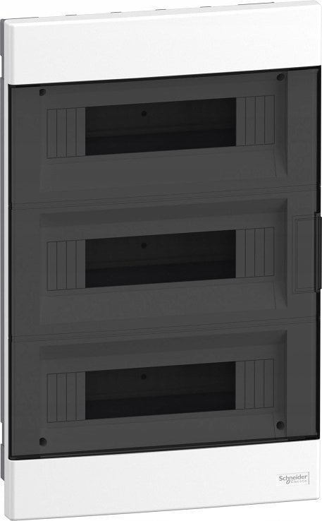 SCHNEIDERE Rozdzielnica podtynkowa Schneider 3x12 IP40 IK07 Easy9 EU EZ9EU-3-12-PT-T EZ9EUA312 biała drzwi transparentne