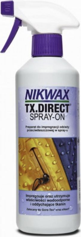 Nikwax Środek impregnujący TX Direct Spray-On do odzieży 500 ml